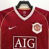2006/2007 Retro Long Sleeve Manchester United Home Football Shirt 1:1 Thai Quality