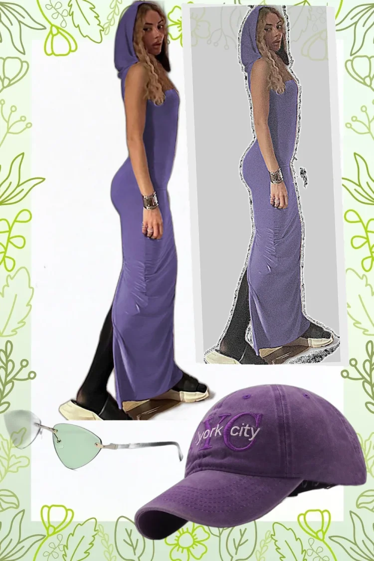 Vintage Sleeveless Maxi Hoodie Dress | Chic Summer Festival Outfit For Effortless Style