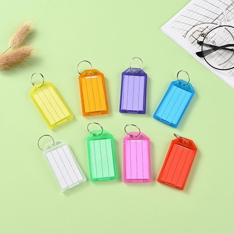 100 Pieces Plastic Key Card Rental Color Number Card Key Artifact Label Management Can Be Marked Card Key Chain Key Ring