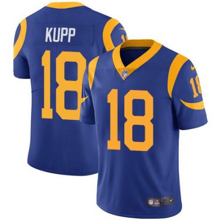 Men's Los Angeles Rams #18 Cooper Kupp Royal Blue Vapor Untouchable Limited Stitched NFL Jersey DJDH