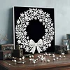 uk.everydayedeals DIY Pearl Painting With Frame - Handmade Self-Adhesive Pearls - Wreath(25*25cm)