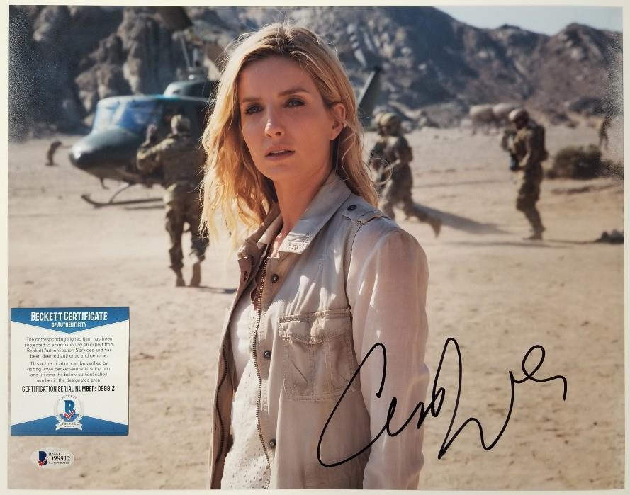 Actress ANNABELLE WALLIS Signed 11x14 Photo Poster painting The Mummy Auto ~ Beckett BAS COA