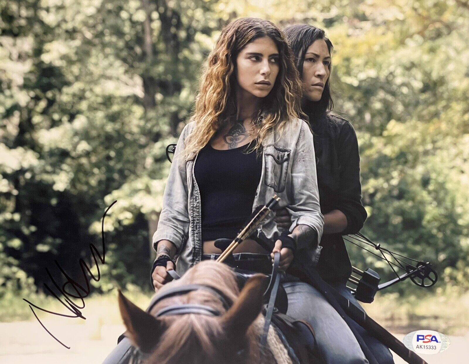 Nadia Hilker Signed Autographed The Walking Dead 8x10 Photo Poster painting PSA/DNA