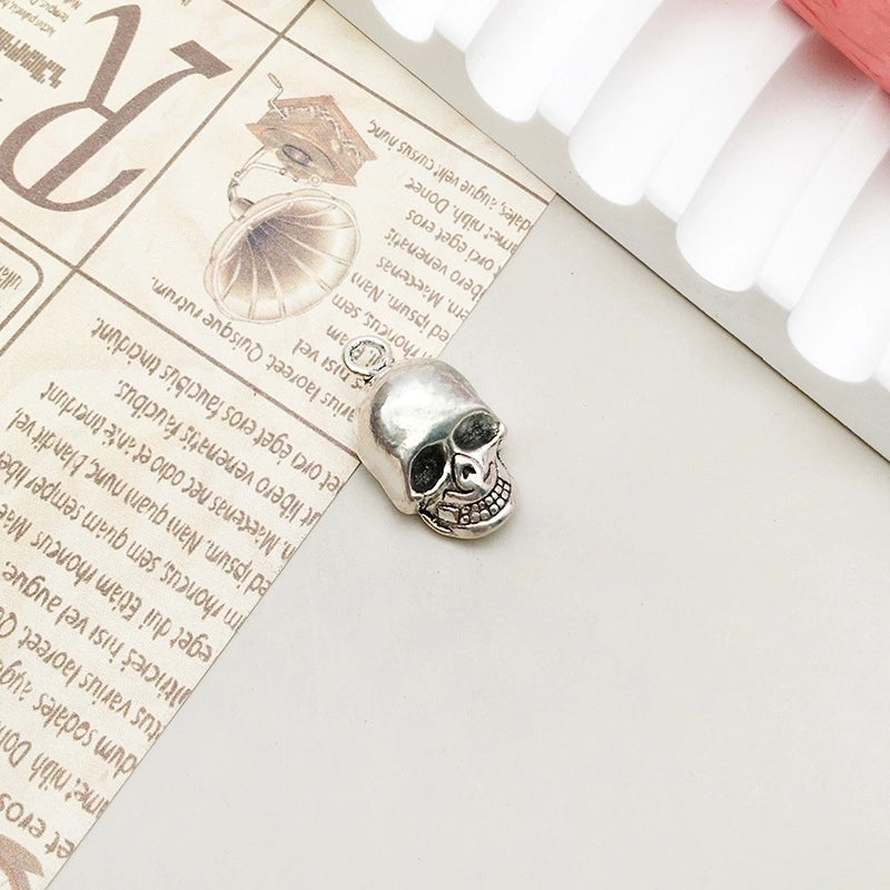 1 Piece Alloy Moon Spider Web Skull Pendant Jewelry Accessories