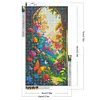 (40*70cm)Butterfly Flowers - Full Round Drill Diamond Painting