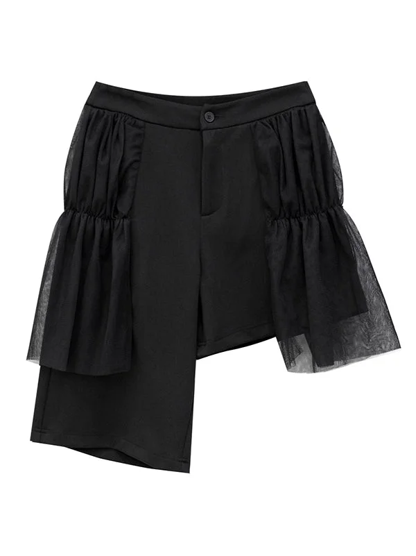 Original Irregularity Wide Leg Gauze Shorts