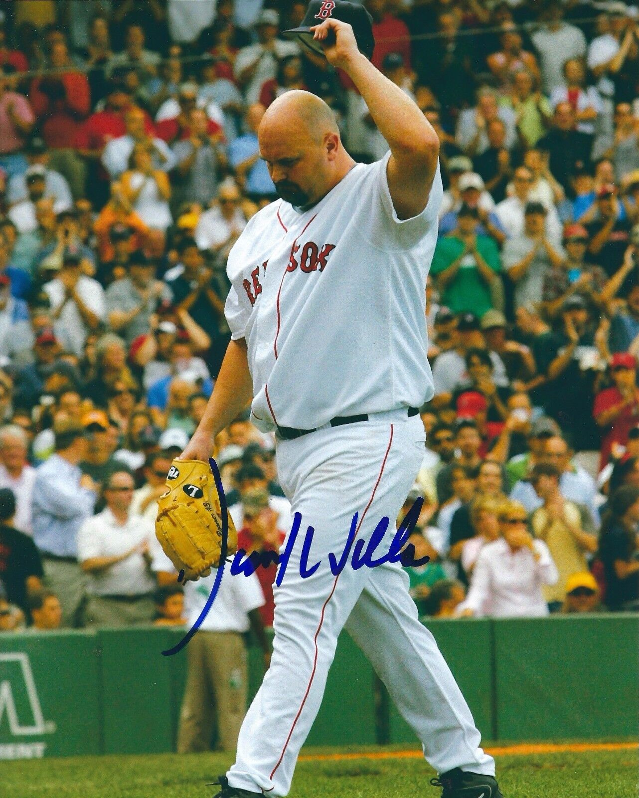 Autographed DAVID WELLS Boston Red Sox 8x10 Photo Poster painting w/ COA