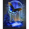 >SALE<6pcs 5D DIY Full Round Drill Diamond Painting Animal Butterfly Decor Art 30x40cm