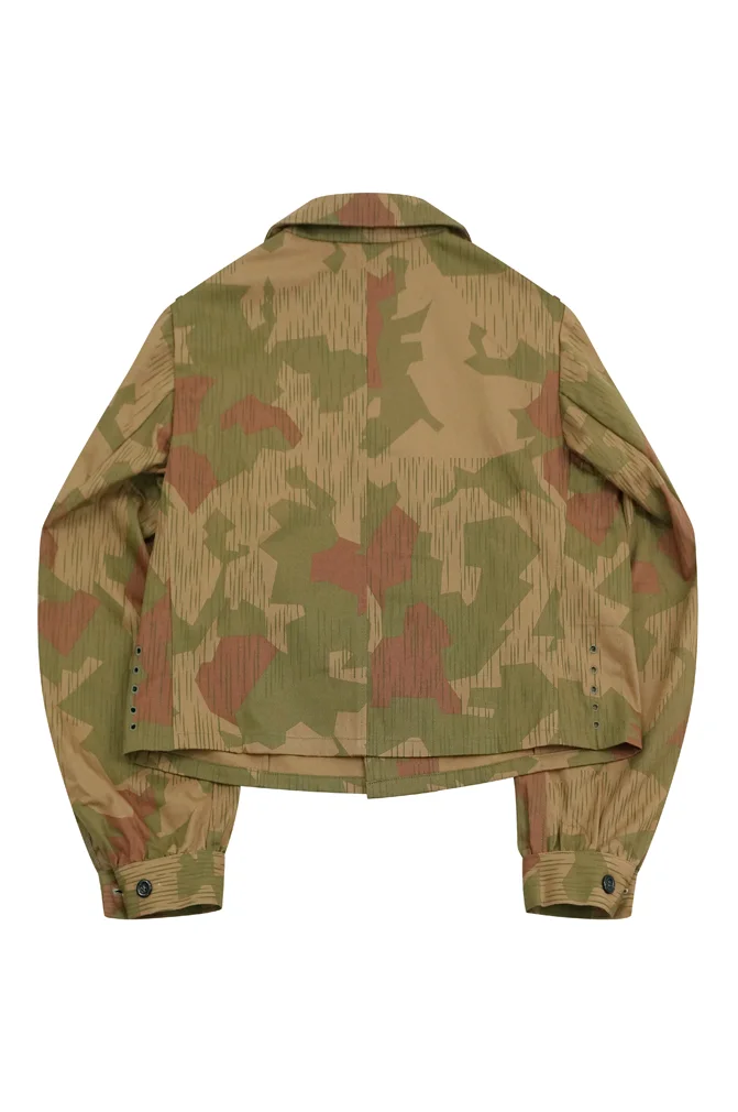   Luftwaffe German Reversed Splinter B Camo modified shortened smock II German-Uniform