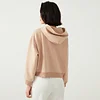 K2631L Luxury women's Clothing combed cotton Long sleeve cropped sweatshirt jumper hoodie ladies short casual tops