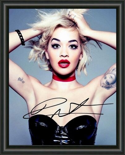 RITA ORA SIGNED SINGER - A4 AUTOGRAPHED Photo Poster painting POSTER -  POSTAGE