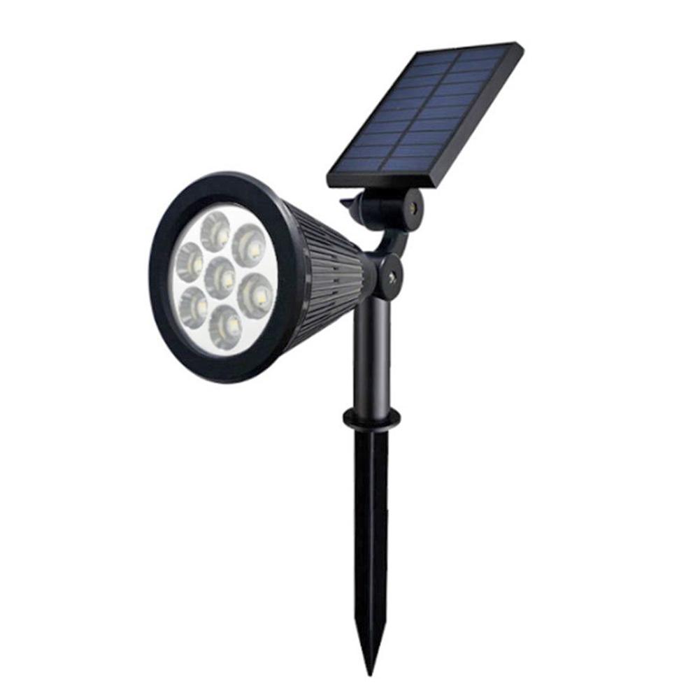

7 LED Solar Lawn Lamp Waterproof Light Control Inserting Floor Garden Light, 501 Original