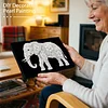 DIY Pearl Painting Elephant for Home Wall Decor with Frame(20x30cm)
