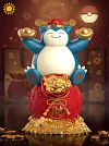 Fortune Bag Snorlax - Pokemon Resin Statue - TaiYangMoWan Studio