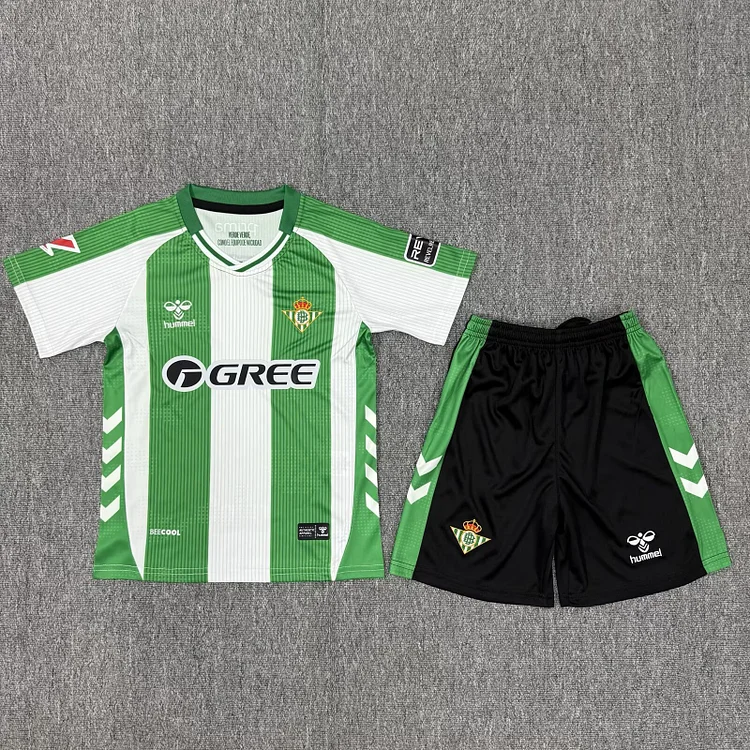 25/26 Real Betis Home Children's Jersey