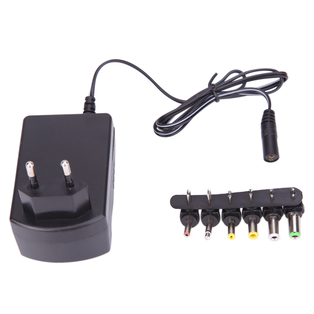 

3.0A Universal AC DC Adapter Converter 6 Plugs 12V Power Charger EU, 501 Original