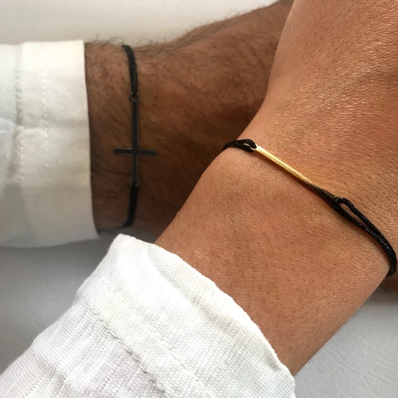 Minimalist Classic Style Cross Cord Unisex Drawstring Bracelets