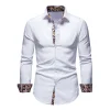 Men's plus size casual printed shirt
