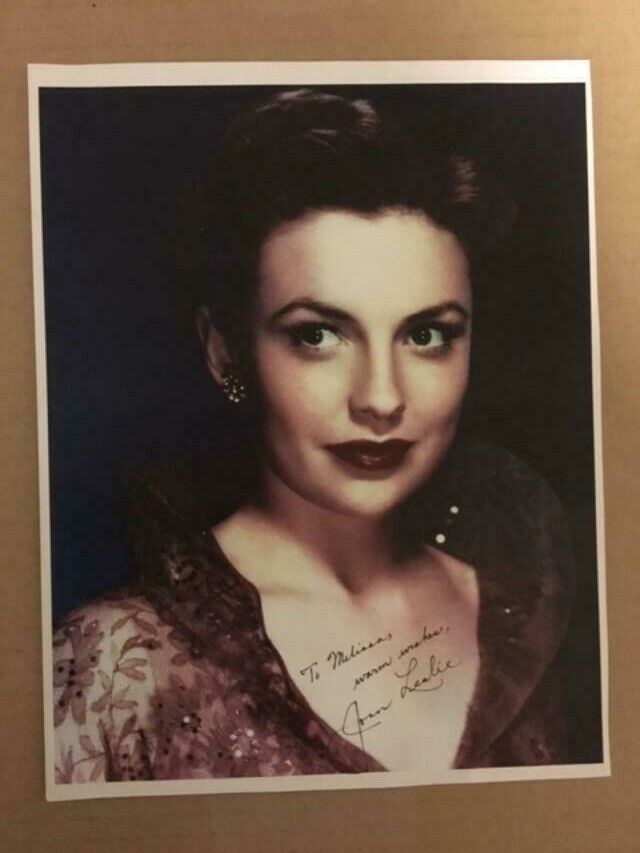 Joan Leslie Actress Boldly Signed 8 1/2 x 11 Lovely Photo Poster painting with COA