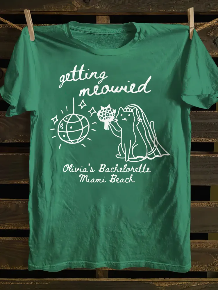Getting Meowied T-shirt