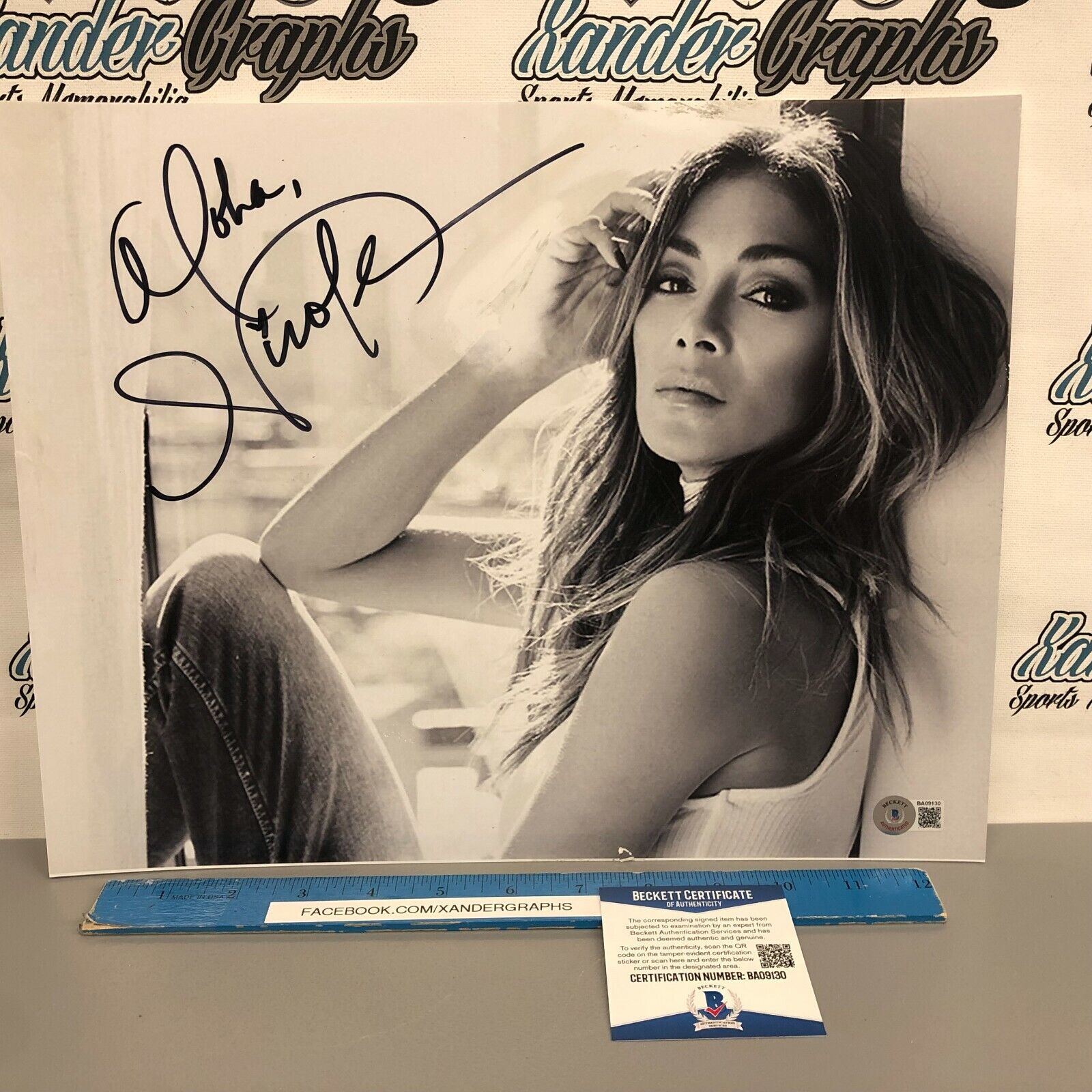 NICOLE SCHERZINGER PUSSYCAT SIGNED AUTOGRAPHED 11X14 Photo Poster paintingGRAPH-BECKETT COA BAS