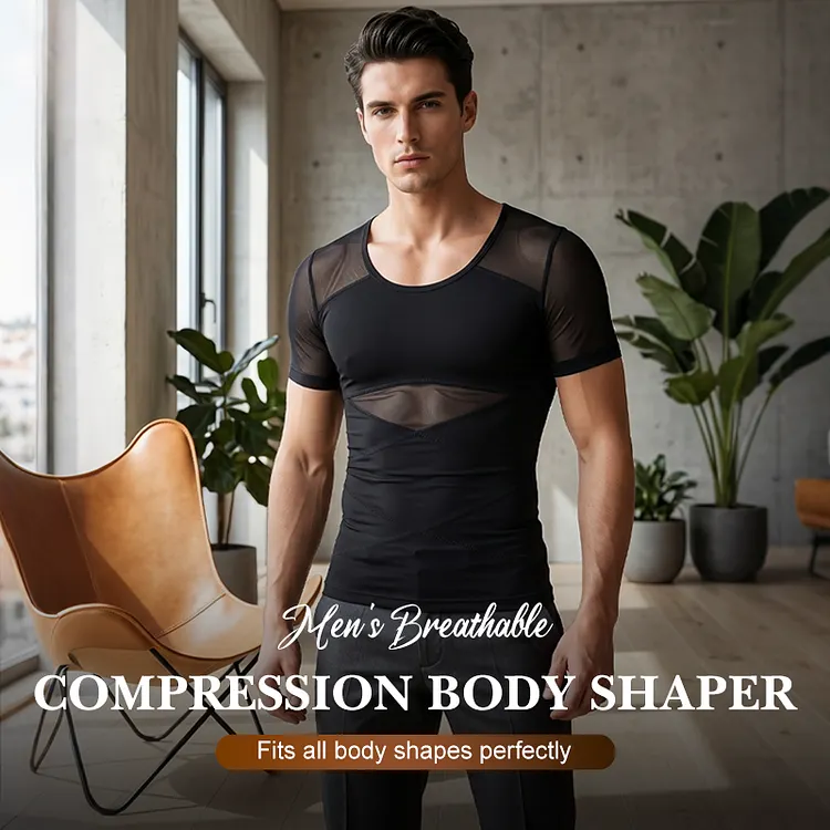 Men's Breathable Compression Body Shaper
