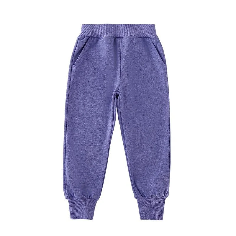 2-8T Toddler Kid Baby Boy Girl Clothes Spring Autumn Sport Pants Casual Fitness Workout Sweatpants Candy Color Trousers
