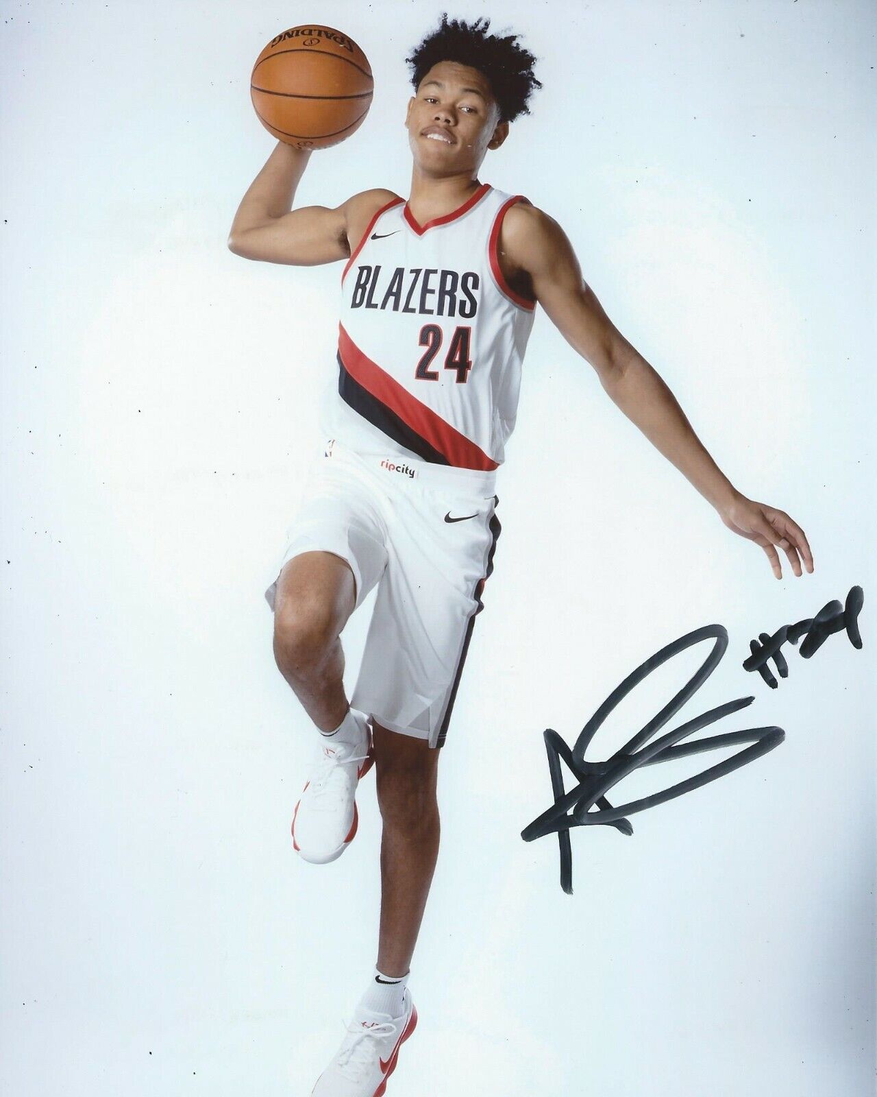 Anfernee Simons Signed 8x10 Photo Poster painting Portland Trail Blazers Autographed COA