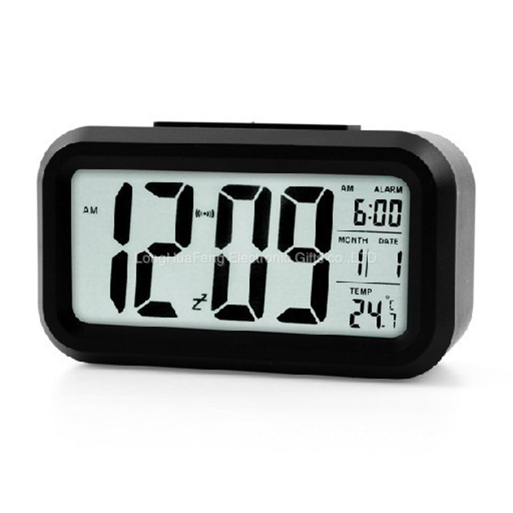 

Digital Alarm Clock, Large Lcd Display Backlight, Snooze Date Temperature, 501 Original