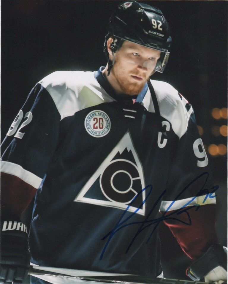 Colorado Avalanche Gabriel Landeskog Signed Autographed 8x10 NHL Photo Poster painting COA C