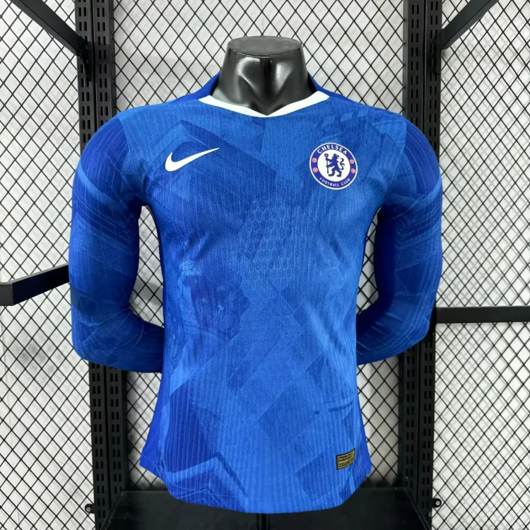 2025-26 New Season-Chelsea Home Long Sleeve Jersey-Player Edition