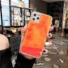 2023 Glitter Luminous Neon Sand Case For iphone 6 6s 7 8 Plus 11 Pro X XS MAX XR Liquid Quicksand Glow The Dark Soft phone Case Cover