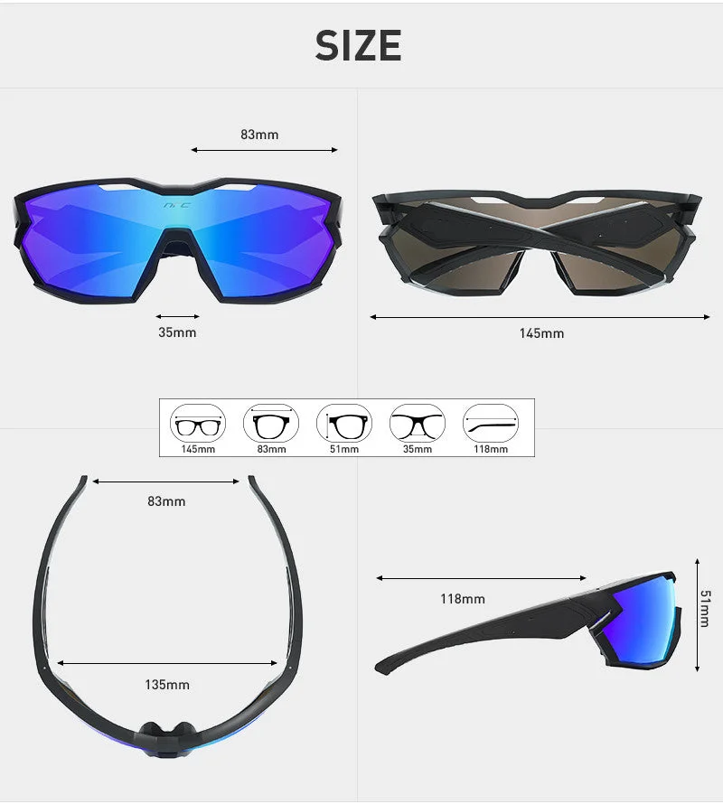 MTB Photochromic Outdoor Sport Glasses