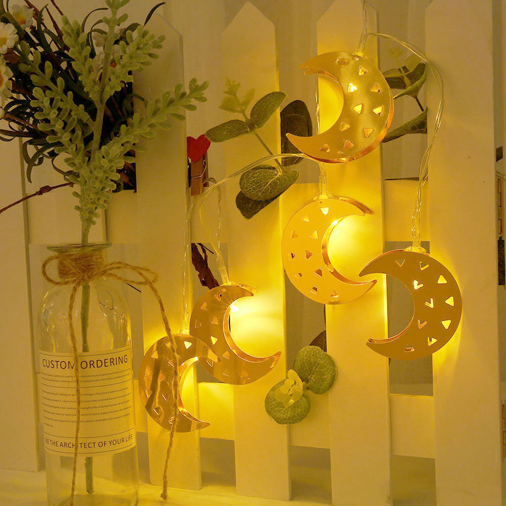 

Metallic LED Moon Ramadan-Curtain String Night Light, 501 Original
