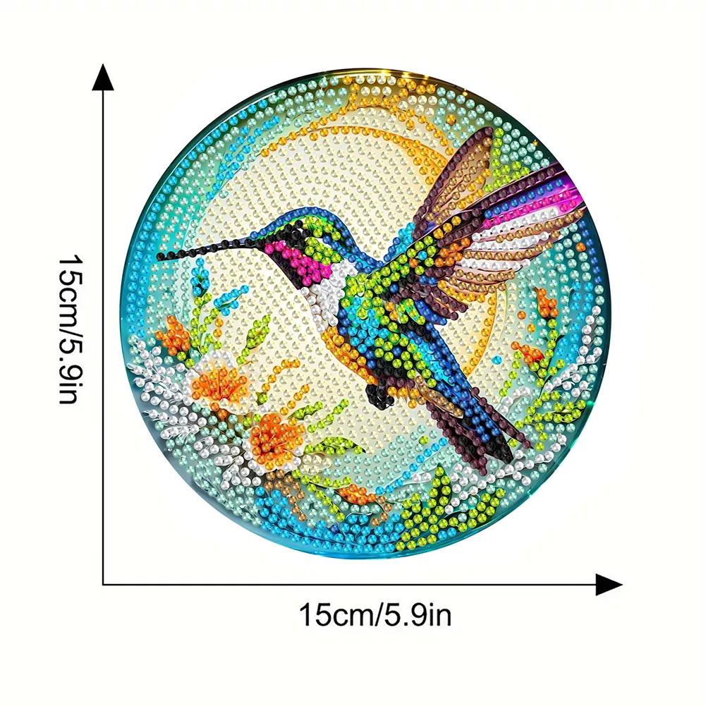 DIY Diamond Dot Kits Hummingbirds Diamond Crafts Projects for Beginners