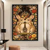 Rabbit Full Stamped Cross Stitch 11CT 3-Strand 40x60cm