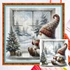 (US Local)Gnome-18CT Counted Cross Stitch Kit(40x40cm)