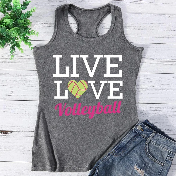 Live Love Volleyball Vest Top-Annaletters