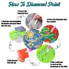 (US Only)6pcs DIY Sailboat And Sea Diamond Art Crafts Coaster Full Drill Diamond Coaster