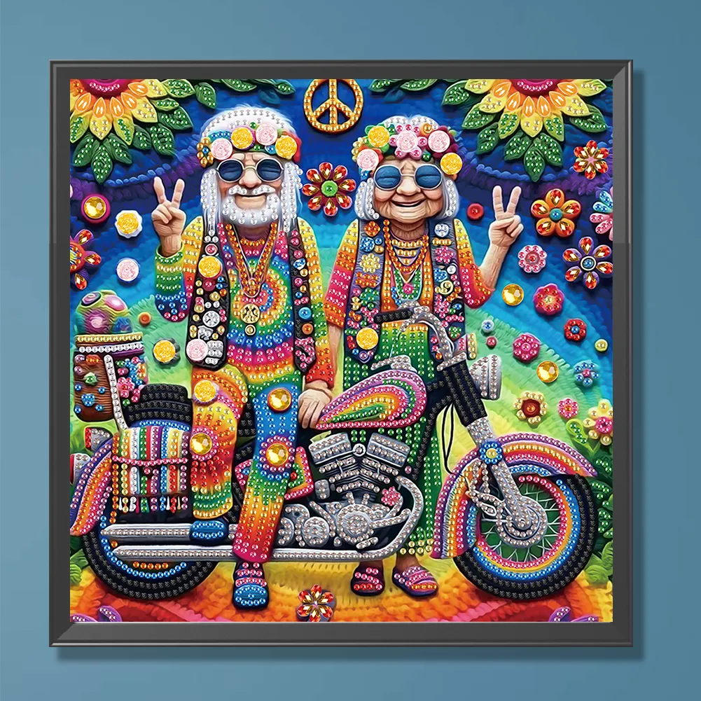 Diamond Painting - Partial Special Shaped Drill - Grandma(Canvas|30*30cm)