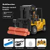 Remote Control Forklift Light Music Spray Crane Engineering Car Children's Toy Model