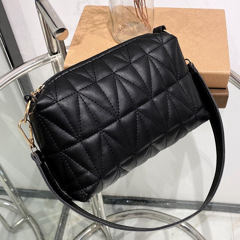 High Quality Rhombic Chain Bag Women's Bag2022 Trendy Fashion Brand Shoulder Bags Texture All-match Messenger Small Square Bag