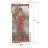 Diamond Painting-DIY Full Round Drill Retro Woman(60x30cm)