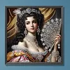 Lady beauty - peinture diamant de forme sp&eacute;ciale - 30*30cm