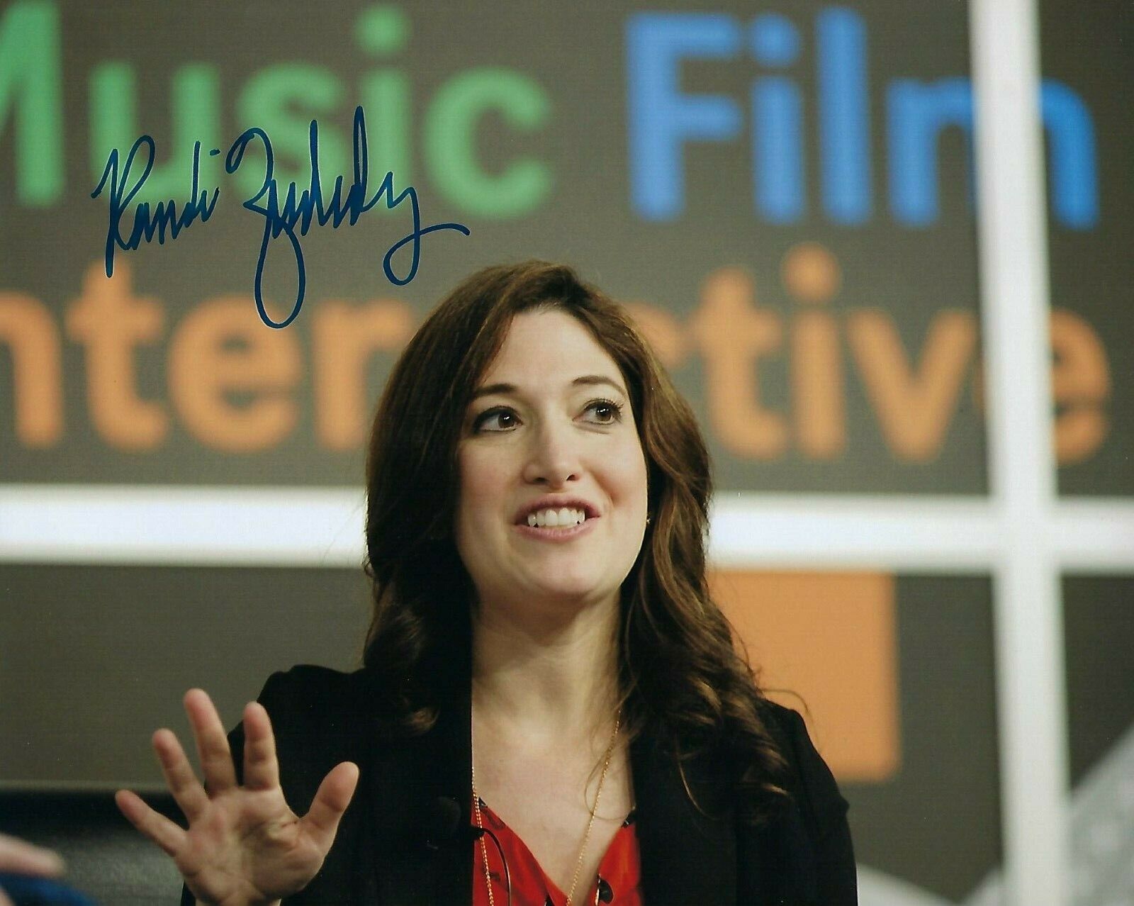 GFA Facebook CoFounder * RANDI ZUCKERBERG * Signed 8x10 Photo Poster painting R2 COA