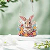 Lapin de Pâques couronne-bricolage pendentif