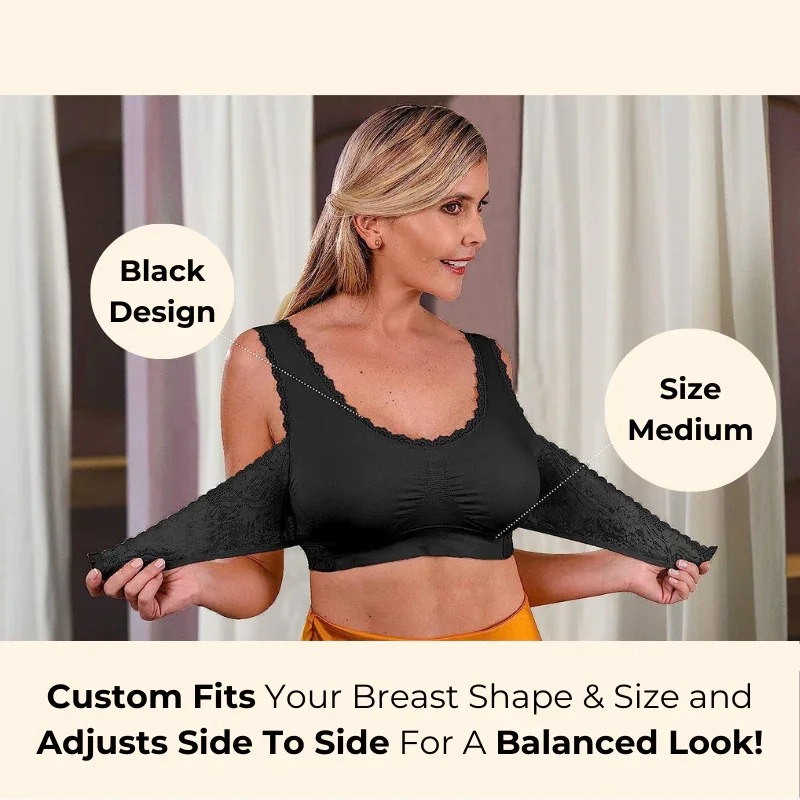 LAST DAY SALE 70% &ndash; Comfy Corset Bra Front Cross Side Buckle Lace Bras