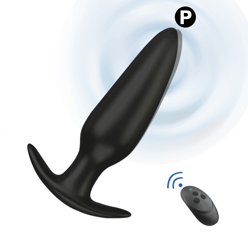Remote Control Vibrating Butt Plug Anal Vibrator in 3 Sizes By Rose Toy