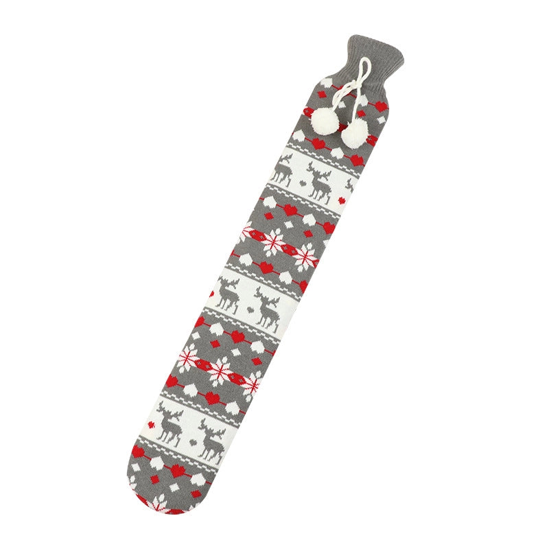 Hot Water Bag Spot BS Cartoon Warm Water Bag UK Christmas Plush Hand Warmer Long Water Filling Hot Water Bag