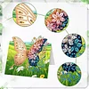 (US Local)6PCS DIY Butterfly Designs Diamond Art Greeting Cards Diamond Art Handmade Cards